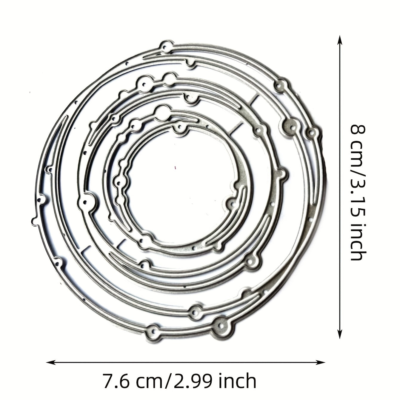 Round Ring Pattern Die Cuts Metal Die for Scrapbook DIY Craft Paper