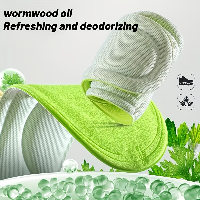 Shock Absorption Insoles for Shoes - High Elastic Deodorant Comfort