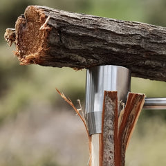 Hard Steel Manual Hand Drill Camping Puncher & Wood Peg