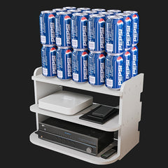 Adjustable TV Top Shelf Set Top Box Bracket Holder