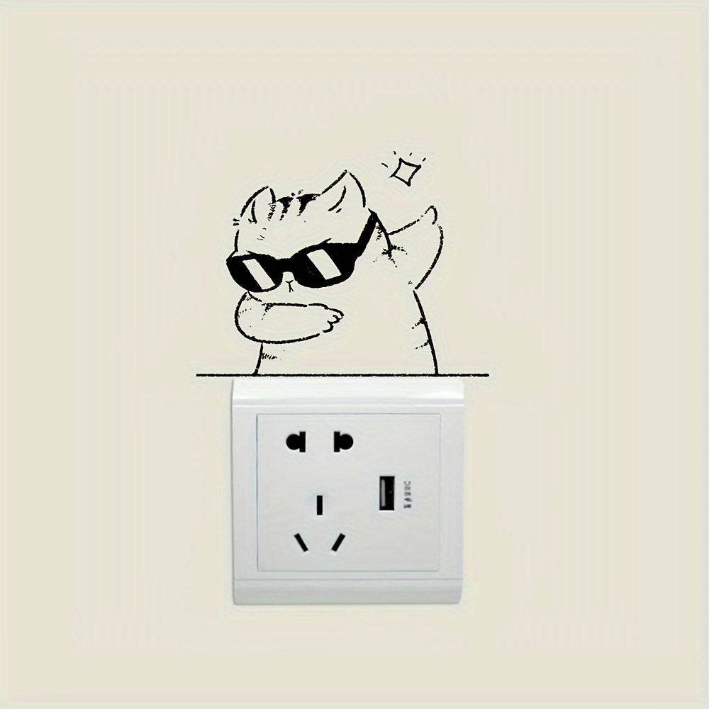 Kitten Switch Decorative Self adhesive Sticker home Decor