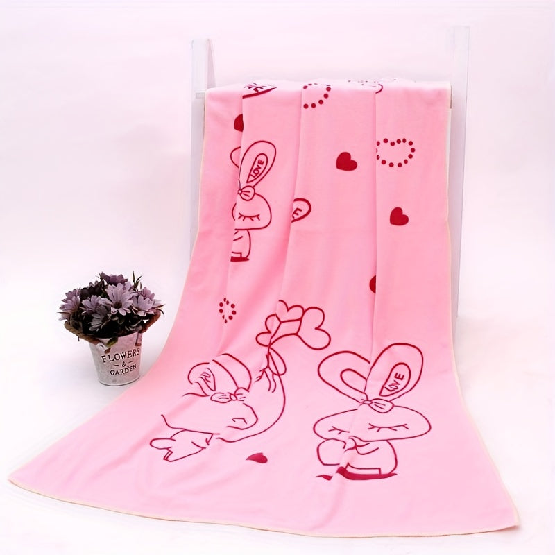 Soft Microfiber Bath Towel Absorbent 55x27in