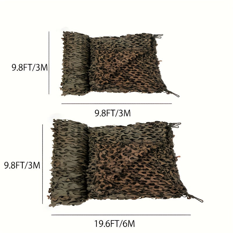 Camouflage Netting Bulk Roll Blinds Sunshade Mesh for Camping Car Sun Shelter