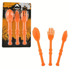 Halloween Party Tablecloth & Tableware Set