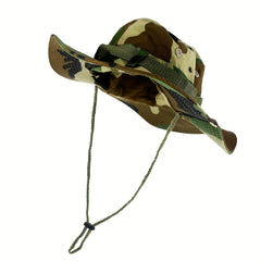 Cowboy Hat Wide Brim Fishing Hat Windproof Sun Hat