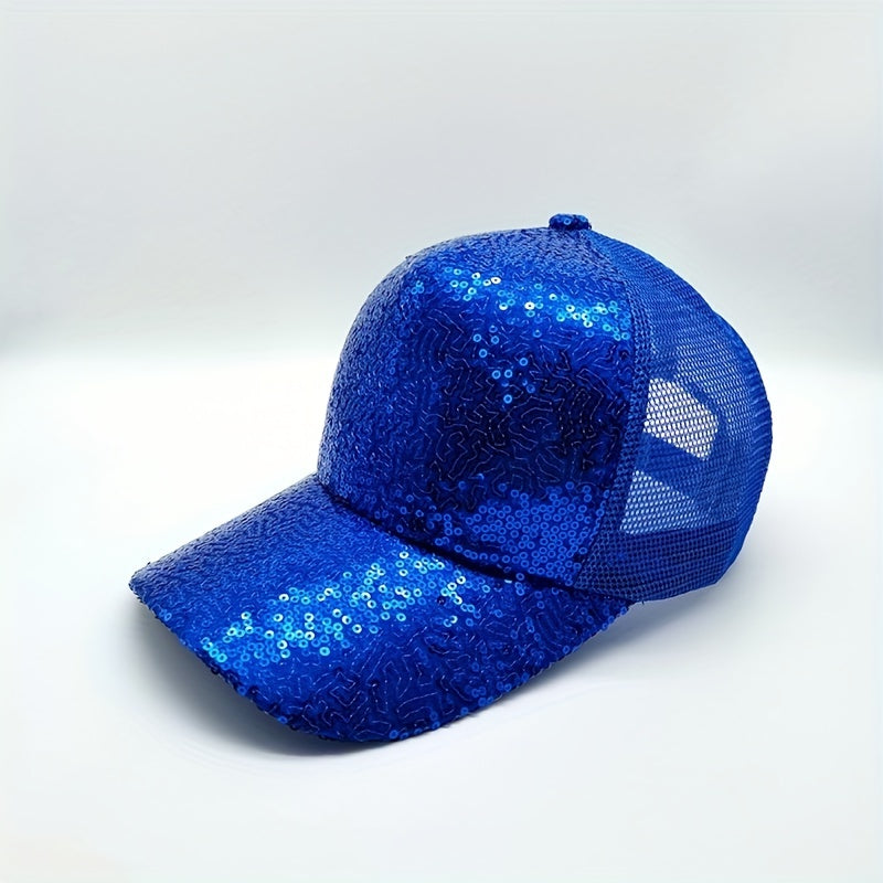Sequins Baseball Cap - Stylish Unisex Hat