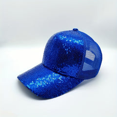 Sequins Baseball Cap - Stylish Unisex Hat