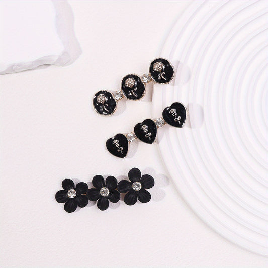 Floral Hair Clip for Women Girls