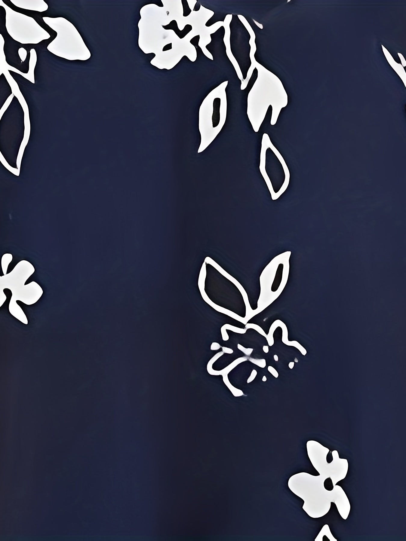 Floral Print V Neck Tank Top