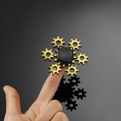 Bronze Finger Spinner Metal Fingertip Spinner Decompression Toy