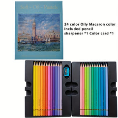 Water Soluble Pencils - 24 48 Brushes for Hand Sketching