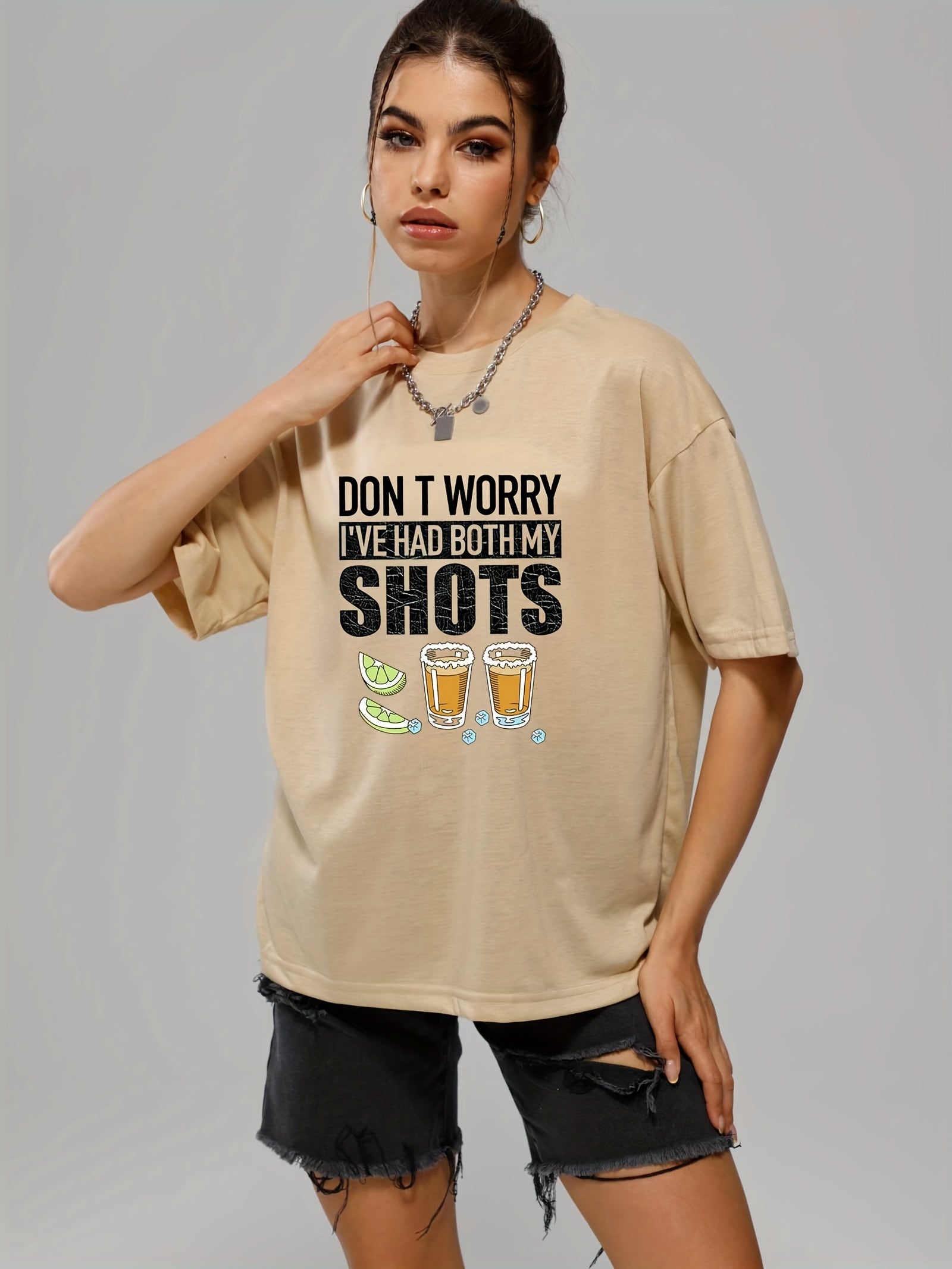 Graphic Casual Sports T-shirt for Women