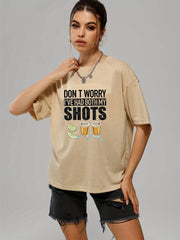 Graphic Casual Sports T-shirt for Women