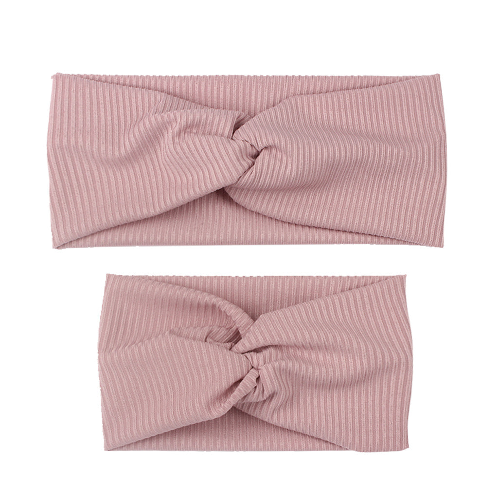 2pcs Knit Hairbands Baby Mother Comfort Hair Band Hair Accessories