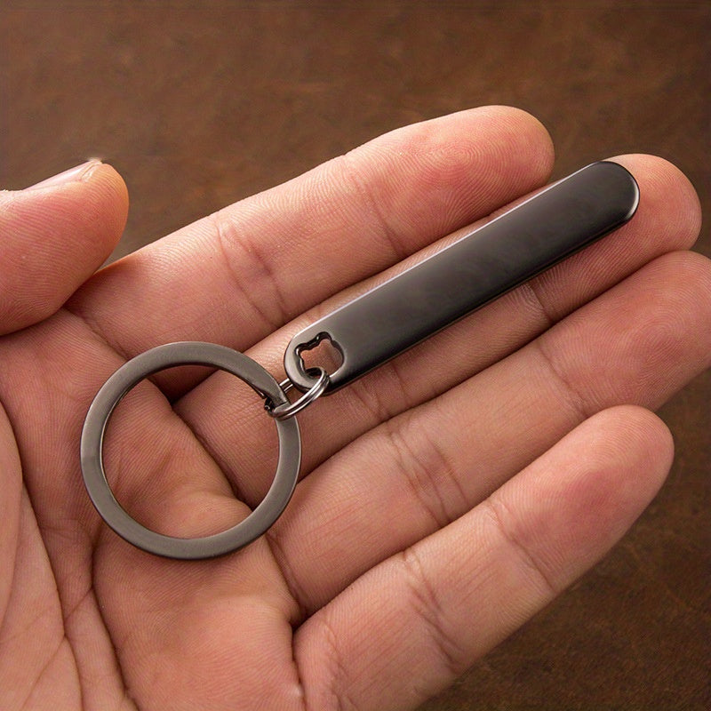 Personalized Men's Car Keychains Zinc Alloy Key Ring Holder