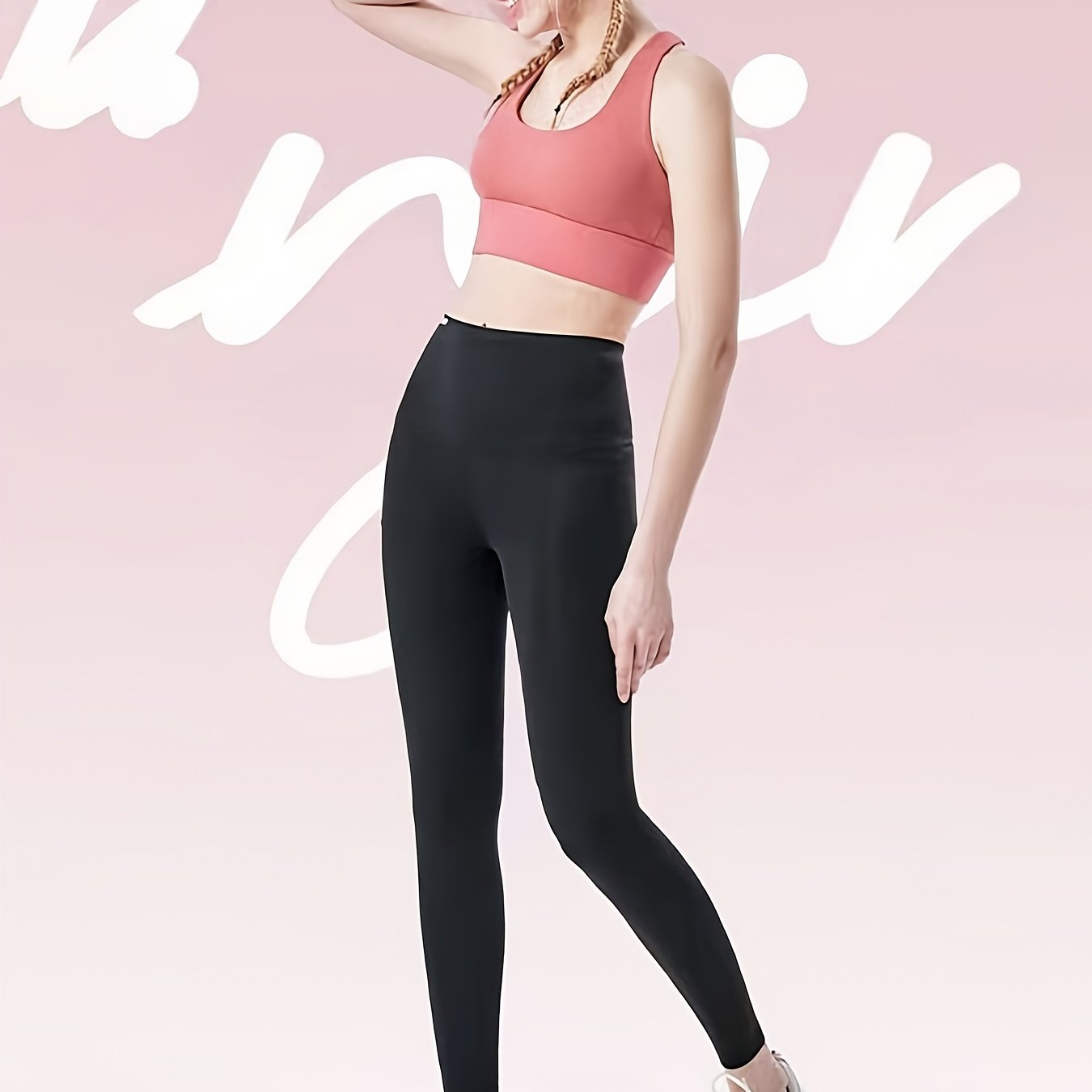 High Waist Yoga Pants Stretchy Leggings for Fitness