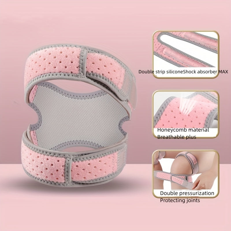 Shock Absorption Knee Pads Adjustable Strap Non-slip Sports Protection