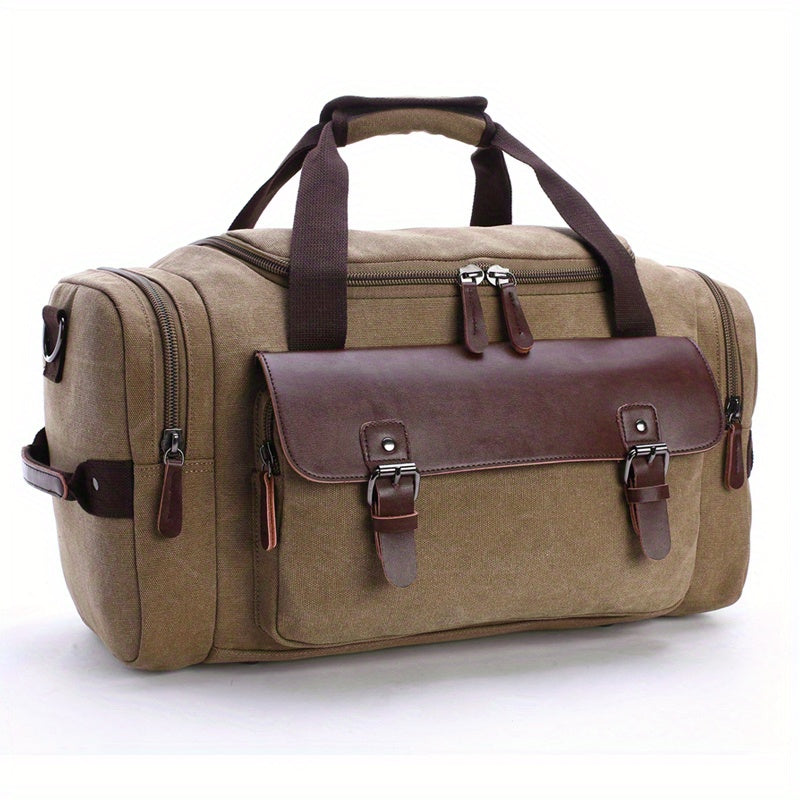 Vintage Travel Bag Tote Clothing Storage Carry On Luggage Duffel Bag