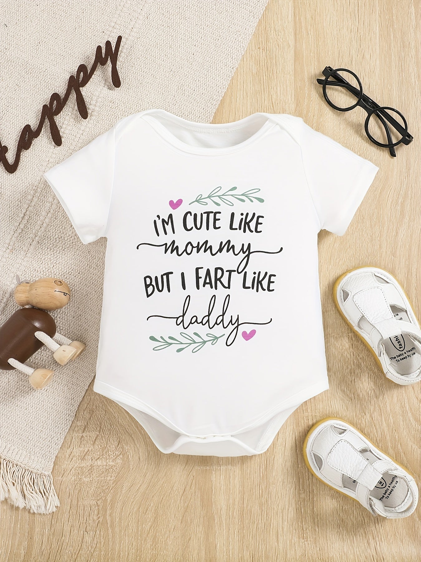 Baby Casual Onesie I'm Like Mommy But I Fart Like Daddy