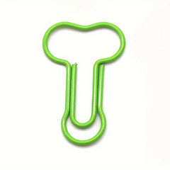21pcs Cartoon Shaped Paper Clips Office Stationery Special Plastic Clips