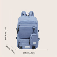 Large Capacity Laptop Schoolbag Mesh Outdoor Hiking Bag