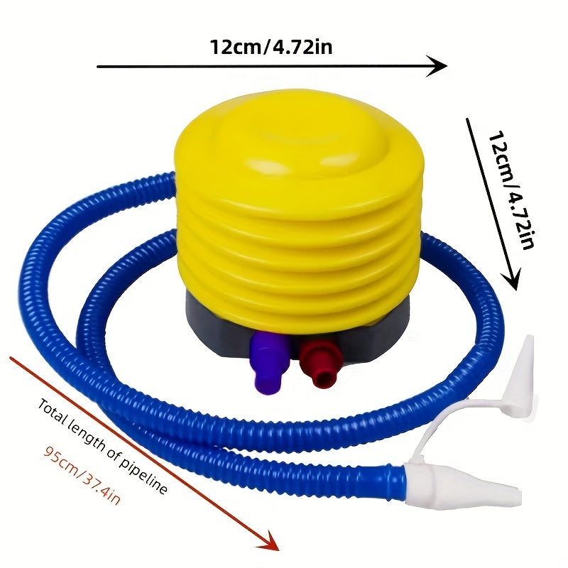 10ft Camping Air Mattress Foot Pump - Portable Inflatable Balloon Swimming Pump