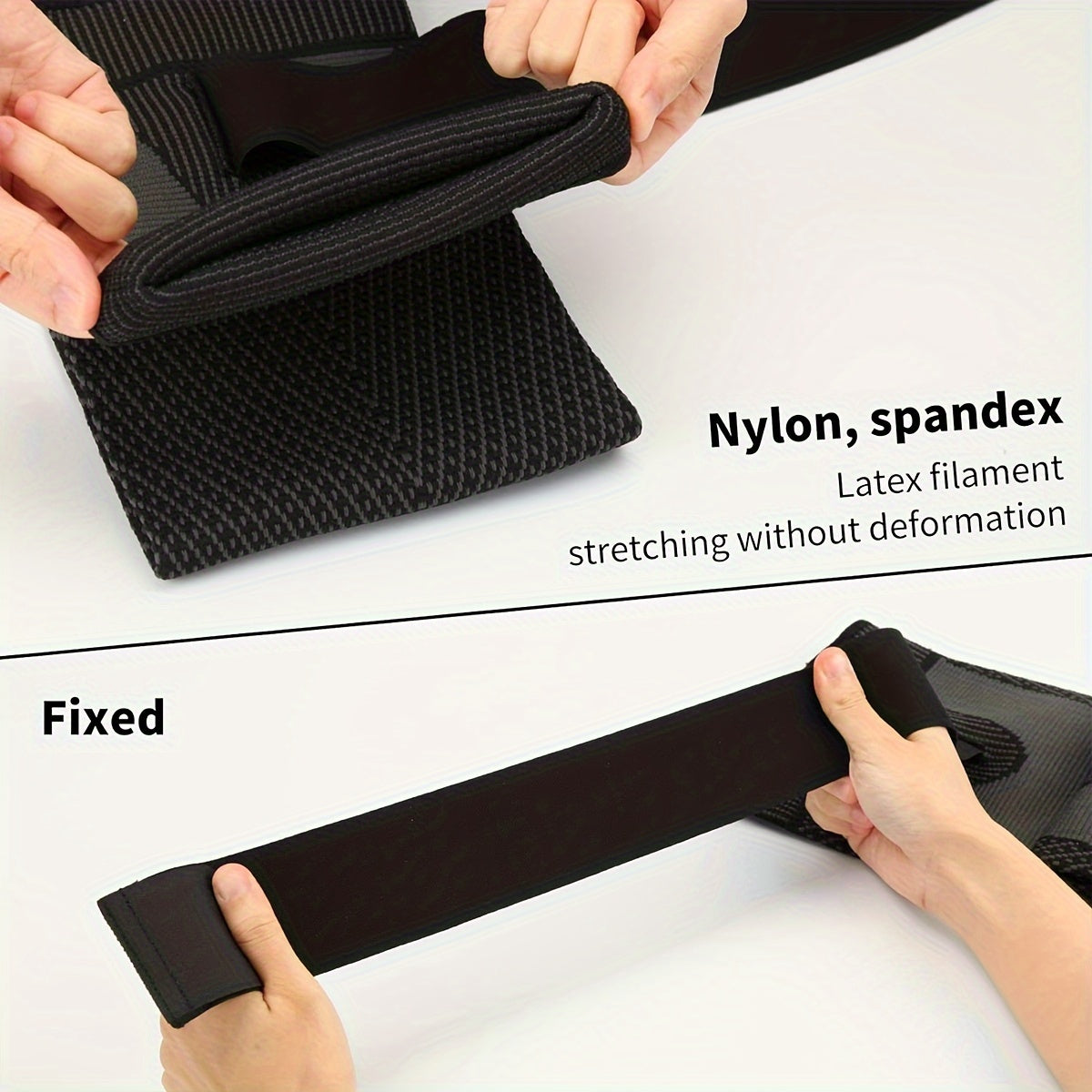 Extended Sports Knee Pads Knitted Warm Volleyball Basketball Running Cycling