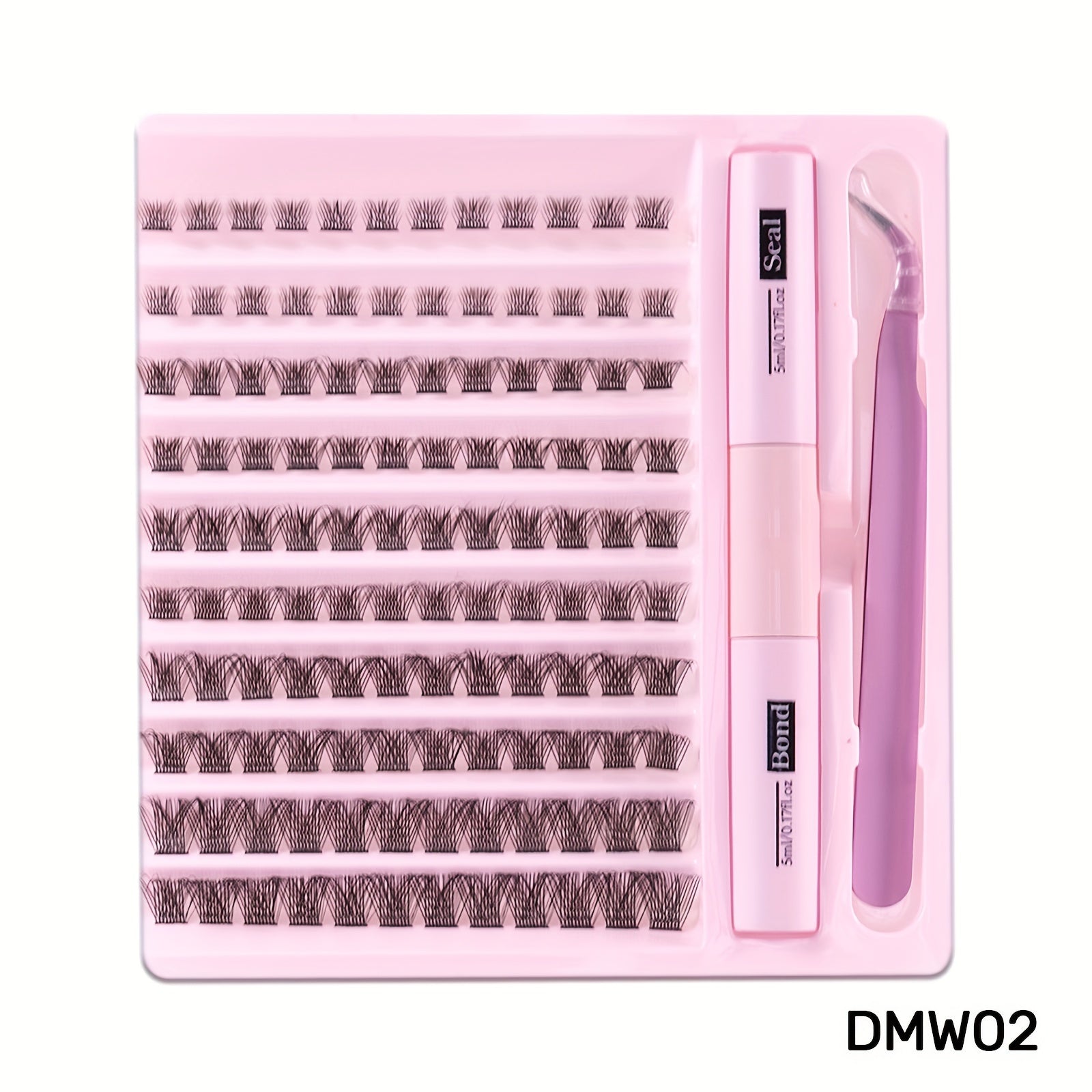 DIY Lash Clusters 120 Pcs Kit With Strong Lash Bond And Seal