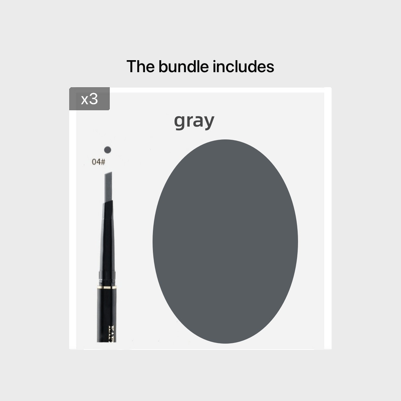 Waterproof Double Head Eyebrow Pencil in 5 Colors