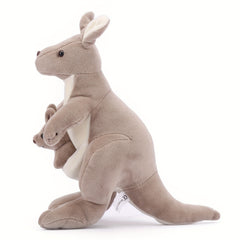 Simulation Kangaroo Plush Toy Mother and Baby Soft Stuffed Animals