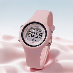 Large Digital Watch with Alarm Timer Multifunctional Luminous Stylish