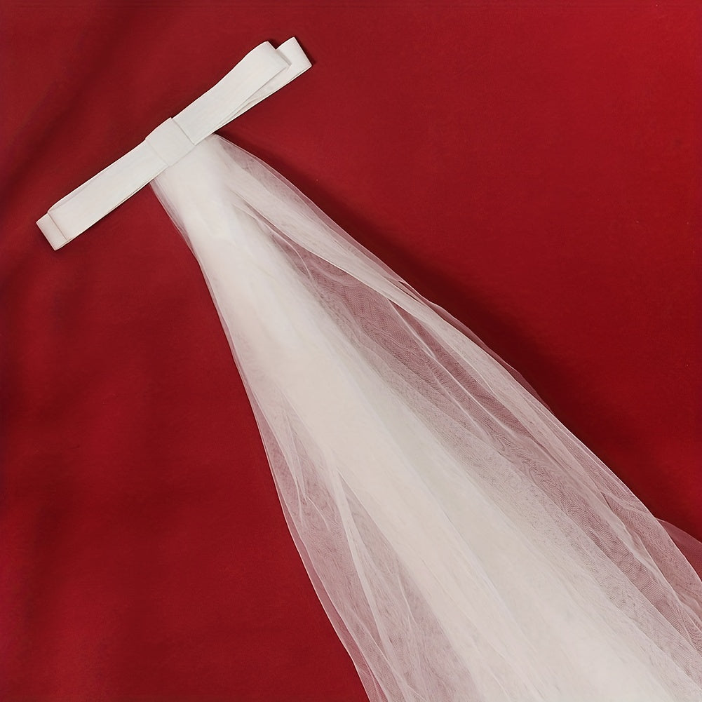 Bridal Headband Veil Photography Accessories Hair Comb