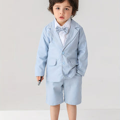 Baby Boys Gentleman 2pcs Set Bow Shirt & Pants
