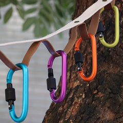 Aluminum Carabiner Outdoor Camping Climbing Spring Hook
