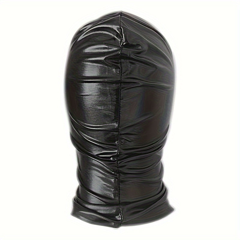 Sexy PU Leather Mask Breathable Headwear Halloween Role Play Props