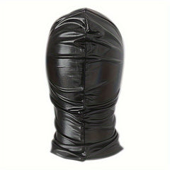 Sexy PU Leather Mask Breathable Headwear Halloween Role Play Props
