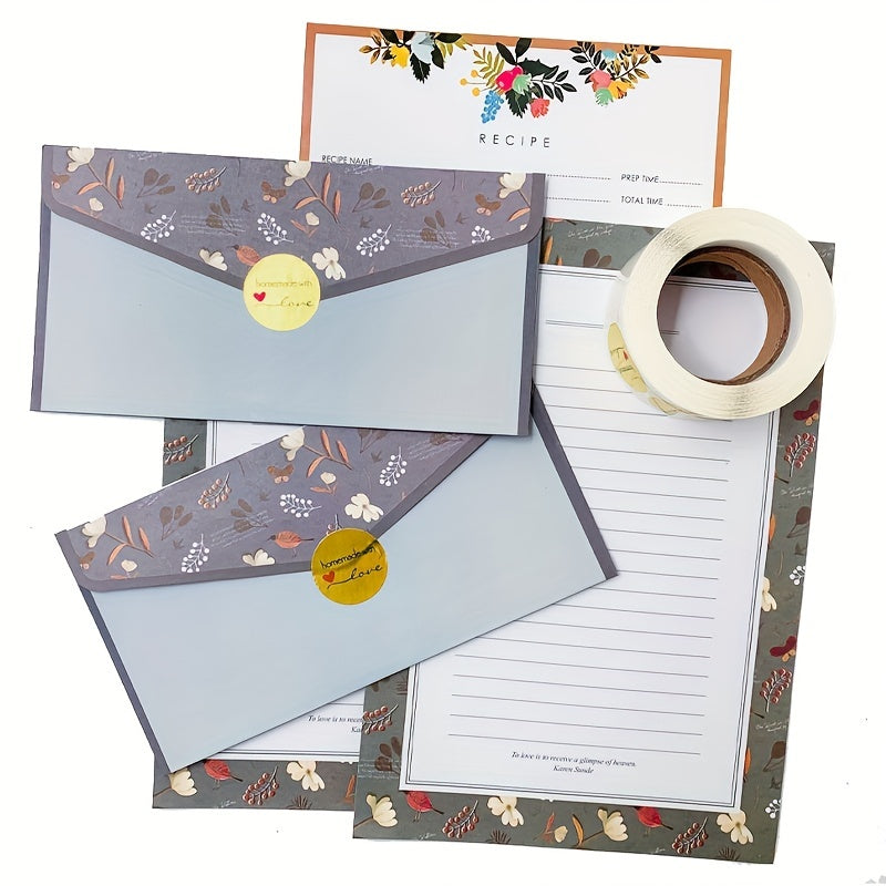 500pcs Round Golden 'Homemade With Love' Stickers Scrapbooking Stationery