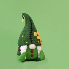 Needle Felting Kit for Beginner Green Dwarf Doll DIY Art Craft Material