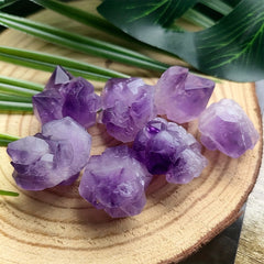 Amethyst Flower Single Crystal Raw Stone Purple Aromatherapy