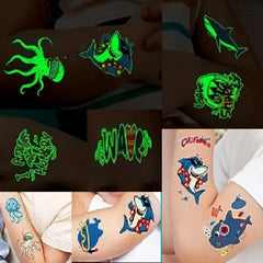 Glow Shark Birthday Party Supplies Luminous Shark Decorations