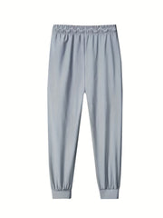 Boys Letter Graphic Quick drying Trousers Drawstring Waist Thin Casual Sport Jog