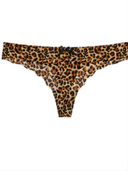 4 Pack Plus Size Seamless Bow Front Panties High Stretch