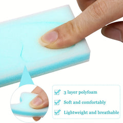 Foam Toe Spacers For Feet 3 Layer Toe Separators For Overlapping Toes
