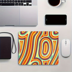 Flat Texture Visual Impact Small Desktop Mouse Pad Office Home Accessories