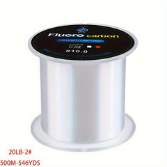 500m Fluorocarbon Fishing Line Strong Nylon Carbon Fiber Leader for Fly Fishing