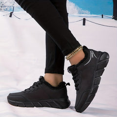 Women's Anti Slip Running Shoes Lace Up Outdoor Sneakers