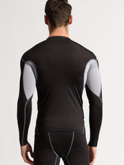 Men's Stylish Compression Shirt High Stretch Top For Outdoor Fitness