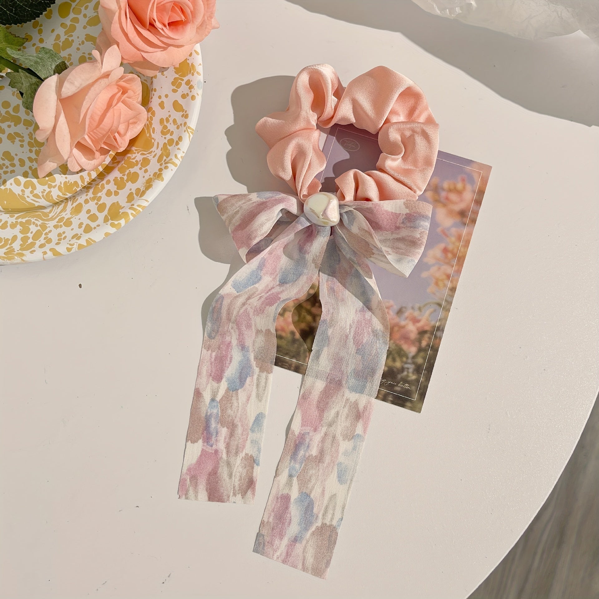 Bow Scrunchie Hair Band Head Rope