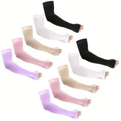 5 Pairs Cooling Sleeves Sun Protection UV Protection