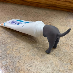 Dog Butt Toothpaste Topper Funny Gift